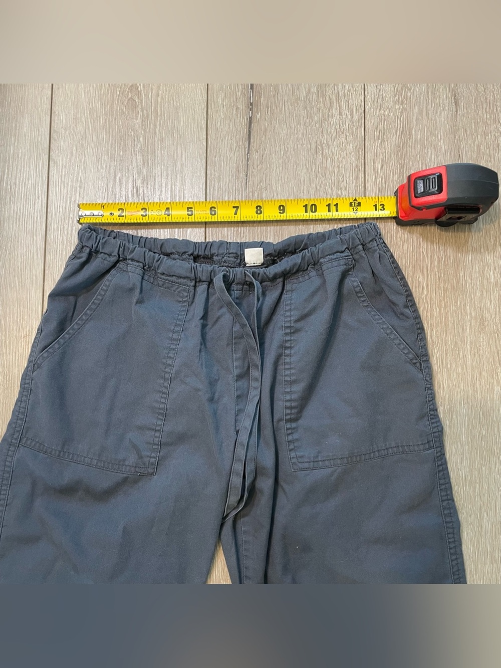 Cherokee Workwear Small Petite Scrub Pants - Charcoal Gray - Picture 4 of 5